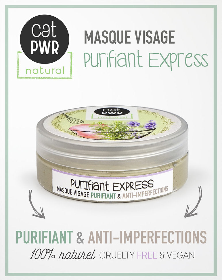 PURIFIANT EXPRESS Masque Visage Peau Mixte à Grasse Boutons + Acné   | UrbanK URBANK