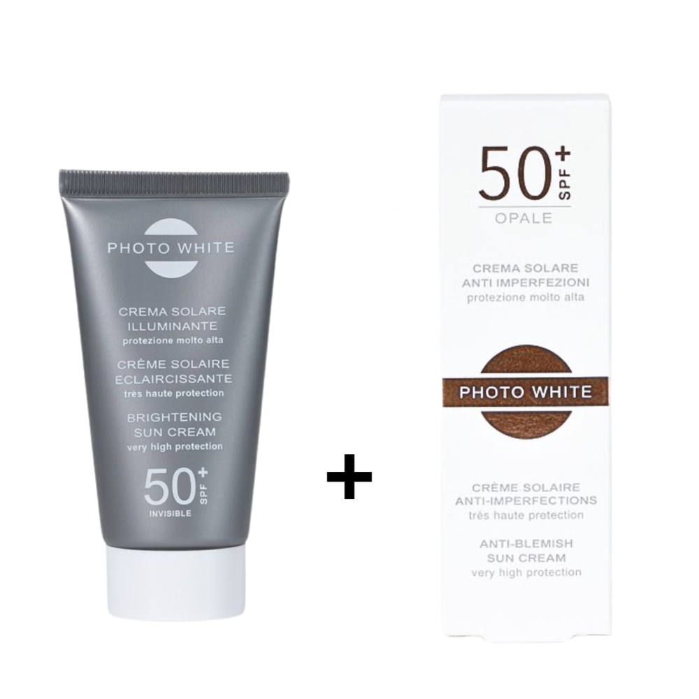 Photowhite Ecran Invisible Spf50+50ml+Ecran Teinte Opale Duo Pack