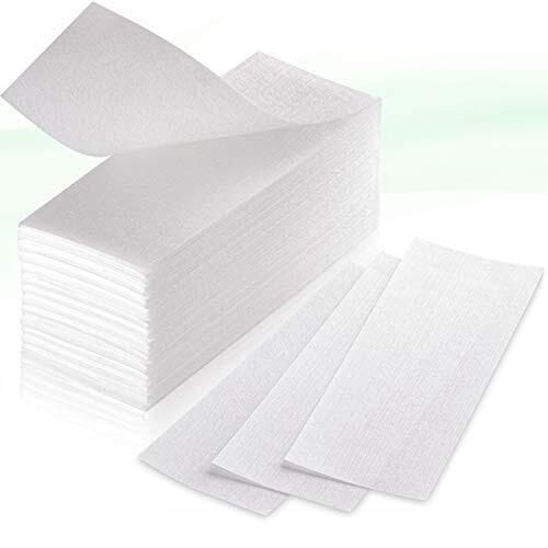 Pack Épilation Professionnel - appareil Chauffe-cire + 100 Bandes +1 Cartouche au miel + 1 ciseaux