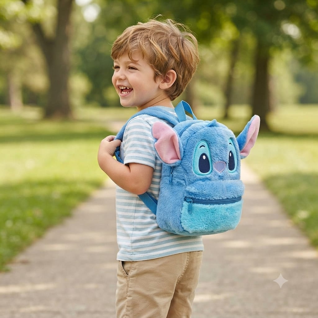Sac à Dos Peluche Stitch pour Enfant