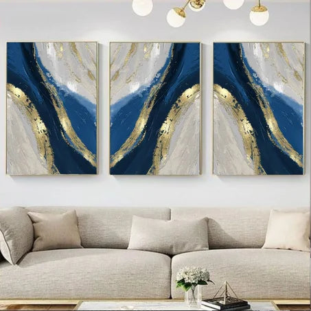 abstract bleu