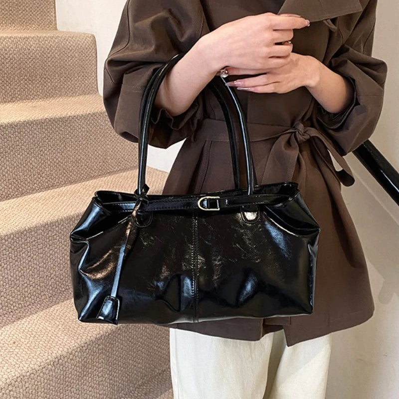 Sac à Main Femme Vintage –Grande Capacité et Sac Bandoulière Pratique