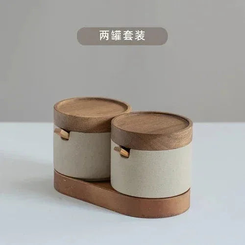 Set de Pots à Épices Japonais en Céramique - Justyol