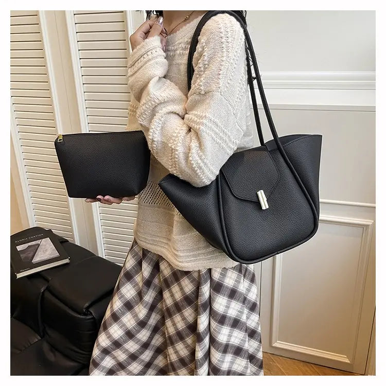 Sac Bandoulière Femme Demi-Lune de Luxe – Sac à Main Maillard avec Détails Volants