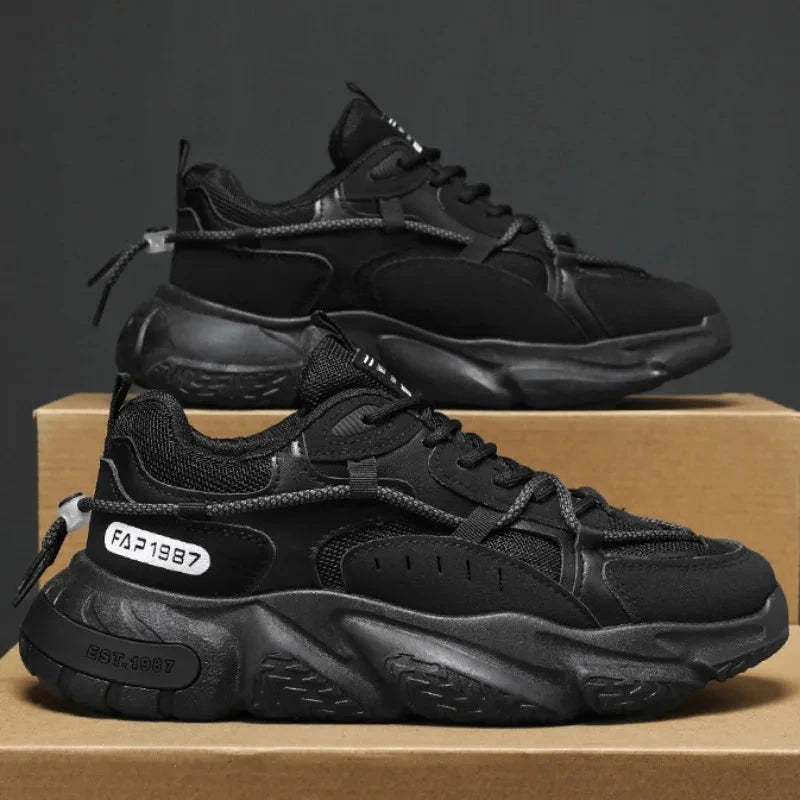 Fashion Men Sneakers Spring Breathable Comfort Air Cushion Running Shoes Outdoor Non Slip Wear-resistant Walking Shoe Zapatillas MU Group