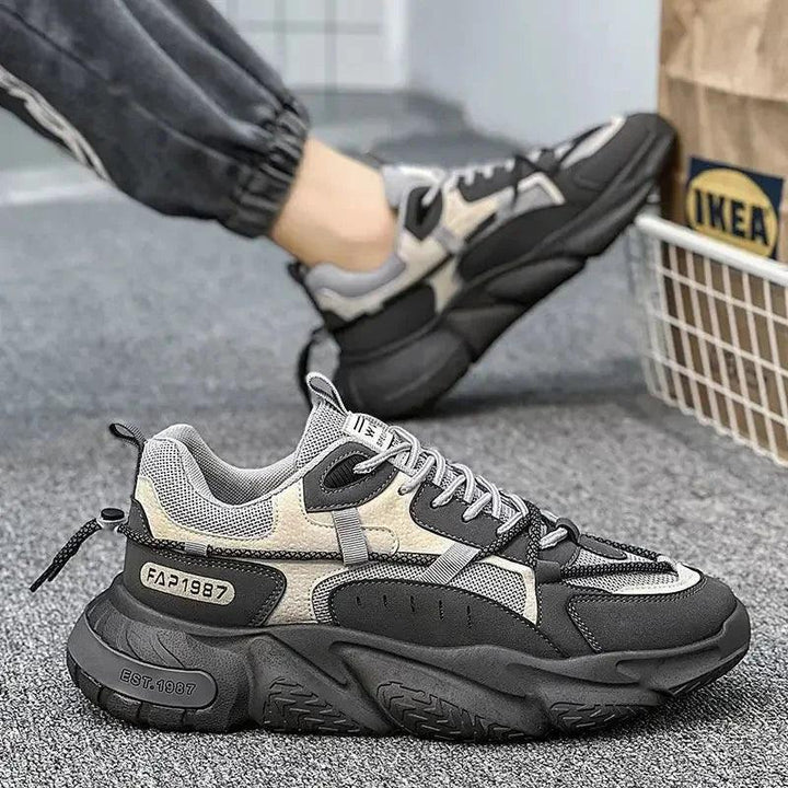 Chaussure Sportive Homme Pratique et Confortable avec Talon Élevé Antidérapant
