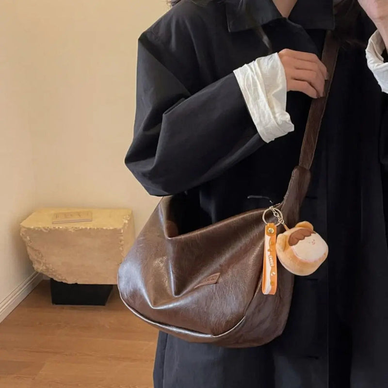 Sac Sous l'Aisselle Femme – Sac Dumpling Rétro, Sac à Bandoulière Tendance et Polyvalent, Sac Bandoulière et Crossbody