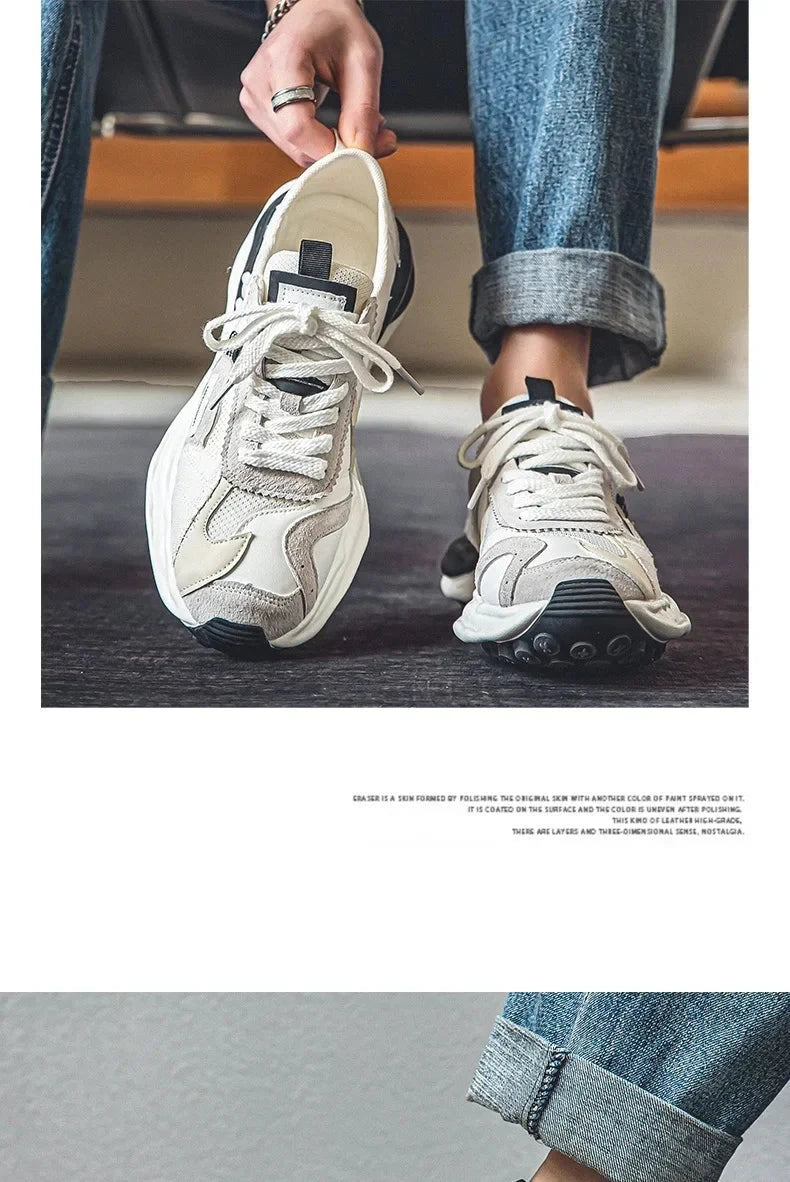 Summer new mesh breathable shoes Casual Versatile Men's Sneakers Shoe Outdoor fashion Shoes Lace Up Male Flats Tenis Zapatos MU Group