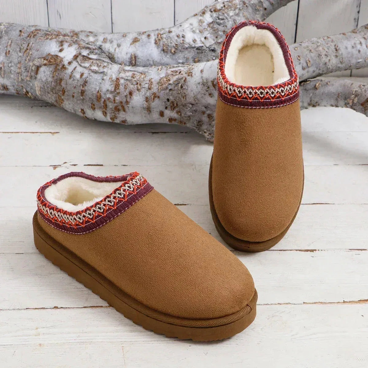 Chaussure Femme Hiver avec Doublure en Fourrure – Pratique et Confortable - Justyol