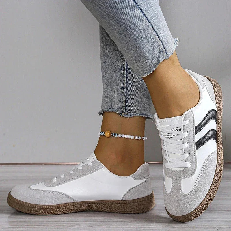 Sneakers Femme Confortables et Pratiques avec Semelle en Caoutchouc Antidérapante - Justyol