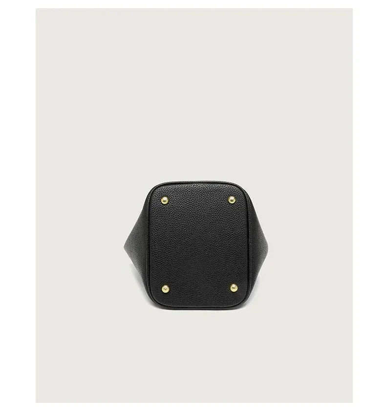 New lychee patterned bucket bag, women's handbag, Picotin bag MU Group