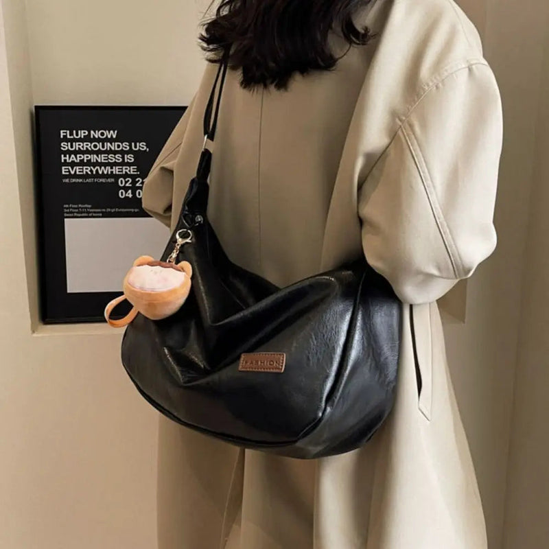 Sac Sous l'Aisselle Femme – Sac Dumpling Rétro, Sac à Bandoulière Tendance et Polyvalent, Sac Bandoulière et Crossbody