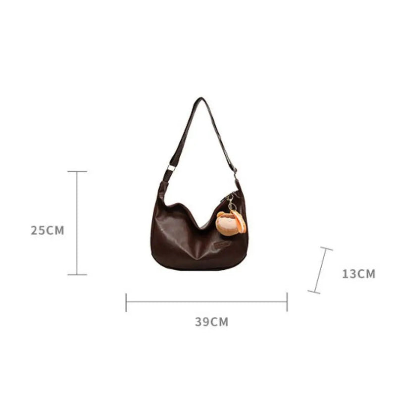 Sac Sous l'Aisselle Femme – Sac Dumpling Rétro, Sac à Bandoulière Tendance et Polyvalent, Sac Bandoulière et Crossbody