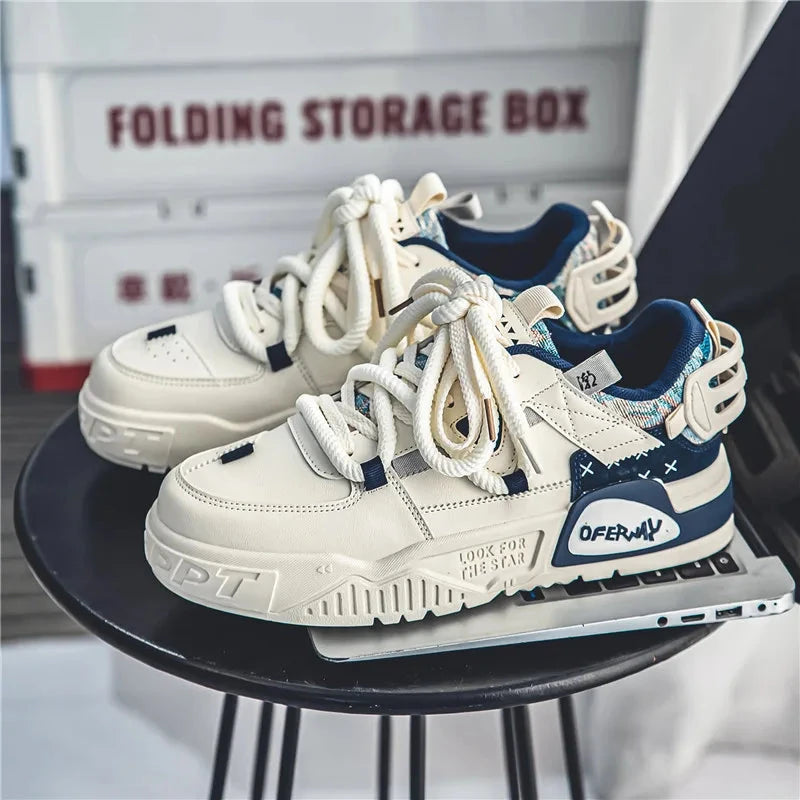 Men's motorcycle shoes, trendy and fashionable board shoes MU Group