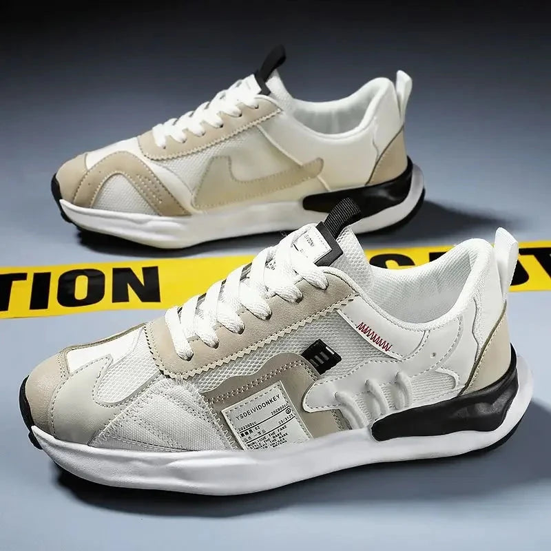 Summer new mesh breathable shoes Casual Versatile Men's Sneakers Shoe Outdoor fashion Shoes Lace Up Male Flats Tenis Zapatos MU Group