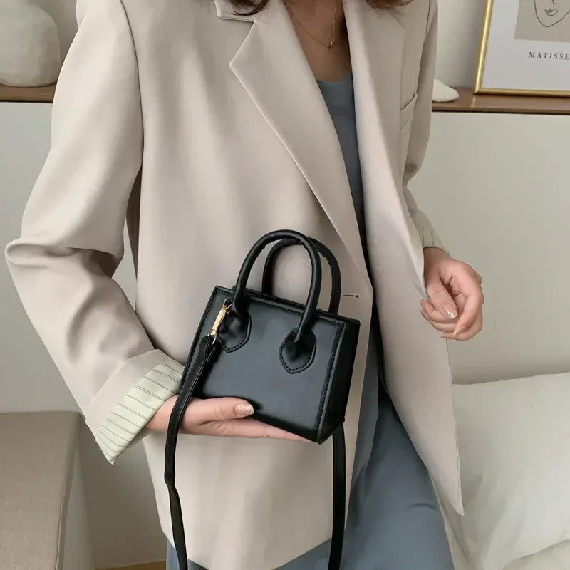 Mini Sac à Main Femme – Sac Rétro Carré, Sac à Bandoulière et Messenger Élégant et Polyvalent - Justyol