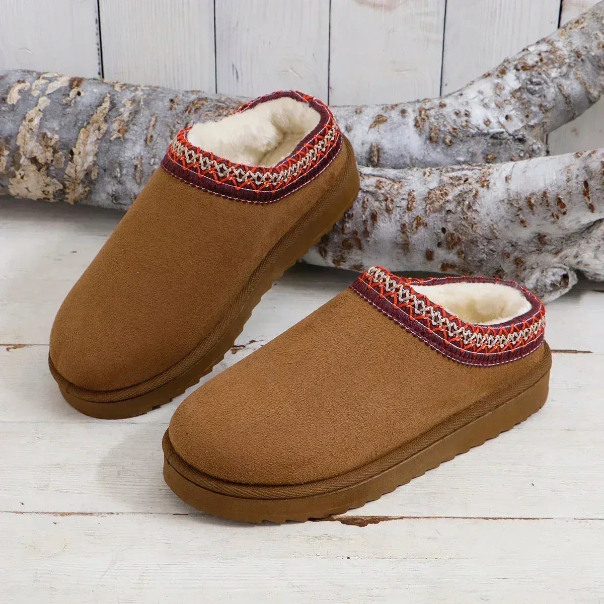 Chaussure Femme Hiver avec Doublure en Fourrure – Pratique et Confortable - Justyol