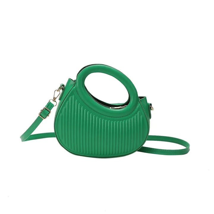 Sac à Main Femme – Sac Sous l'Aisselle Plissé, Sac Bandoulière en Silhouette Selle