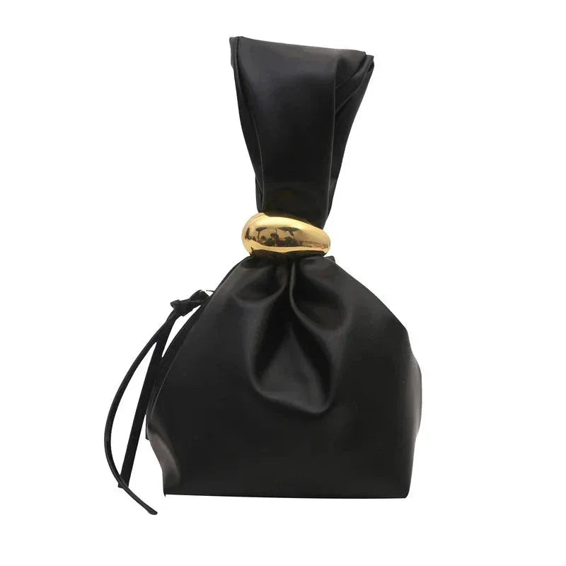 Petit Sac Sous l'Aisselle Femme – Sac Plissé en Cuir PU, Sac à Bandoulière Rétro Élégant, Sac à Main Mode - Justyol