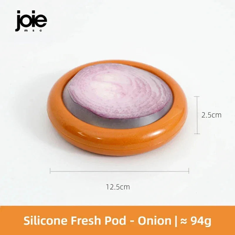 Boîte de Rangement Silicone Joie – Contenant Fraîcheur pour Fruits et Légumes, Anti-Oxydation, Étanchéité