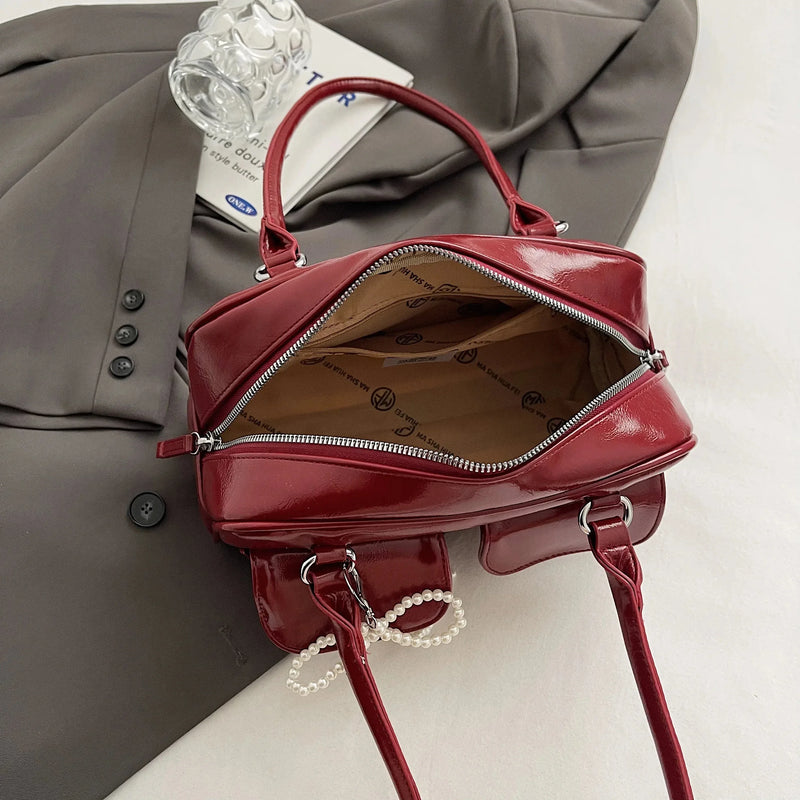 Sac à Main Femme Sous l’Aisselle avec Noeud – Sac Bandoulière Tendance et Polyvalent 2024