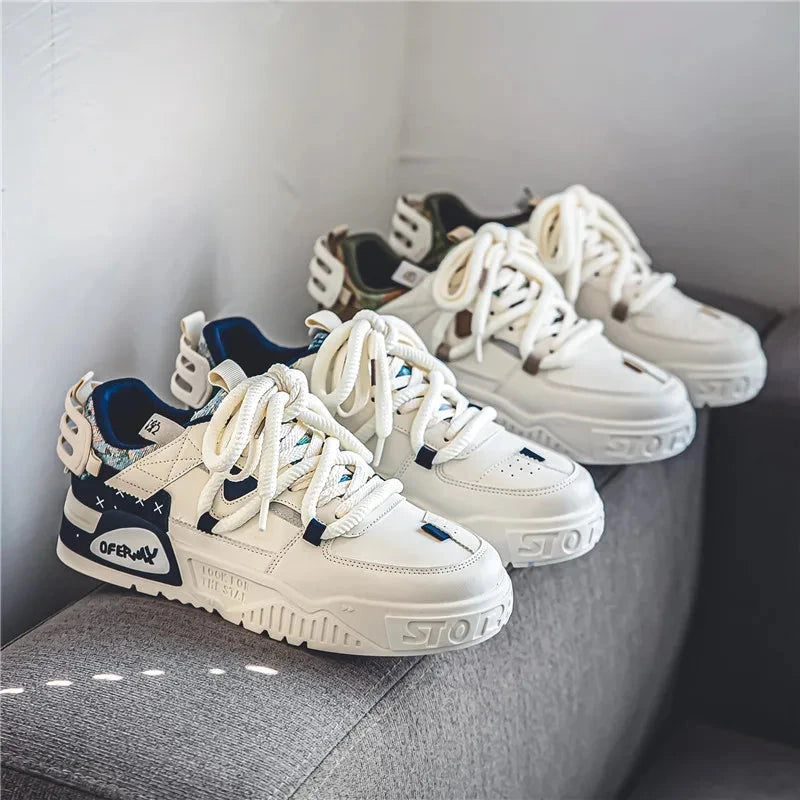 Men's motorcycle shoes, trendy and fashionable board shoes MU Group