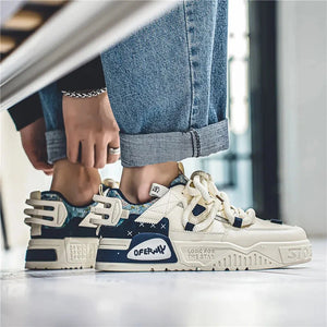 Men's motorcycle shoes, trendy and fashionable board shoes MU Group