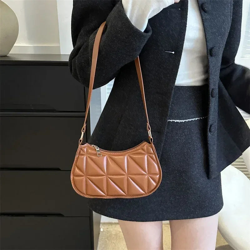 Sac à Main Femme en Cuir – Sac Bandoulière et Crossbody Rétro, Design Élégant et Polyvalent - Justyol