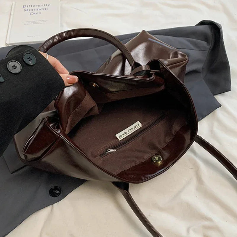 Sac à Main Femme Vintage –Grande Capacité et Sac Bandoulière Pratique - Justyol