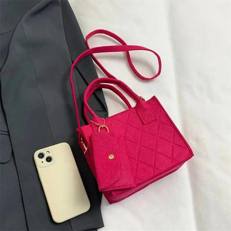 Ensemble 3pcs Sac à Main Femme Embossé – Sac Bandoulière, Pochette et Portefeuille, Sac Carré Unicolore - Justyol