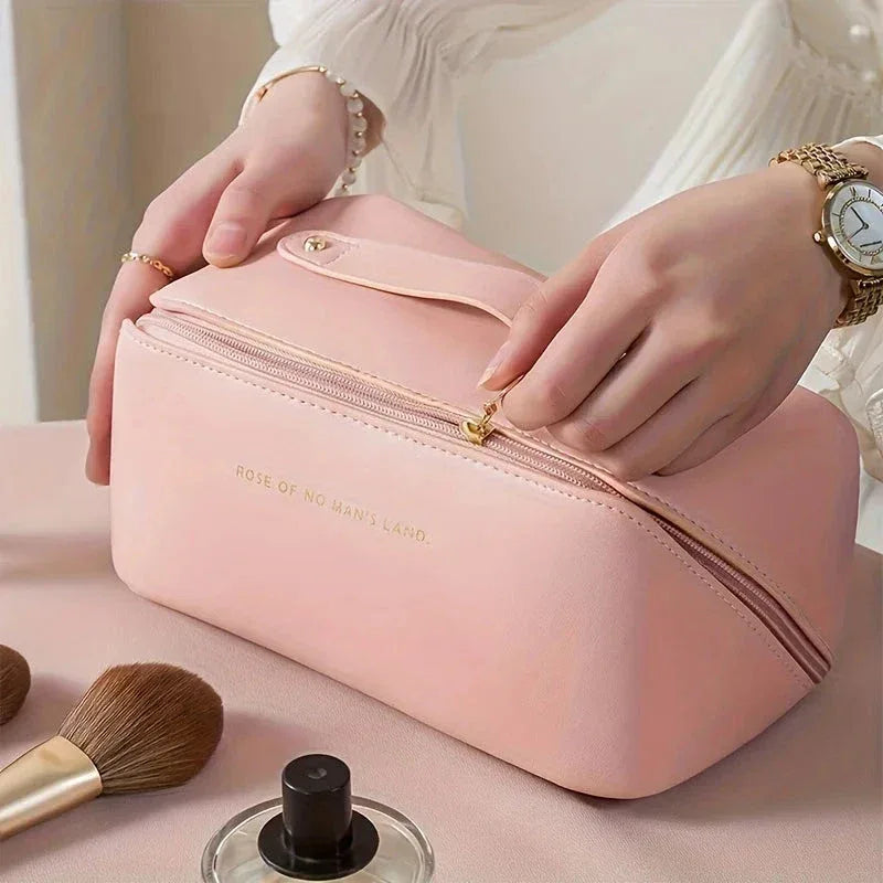 Organisateur de Maquillage Femme – Trousse de Voyage Cosmétique de Luxe, Sac de Rangement pour Cosmétiques avec Fermeture à Zip - Justyol