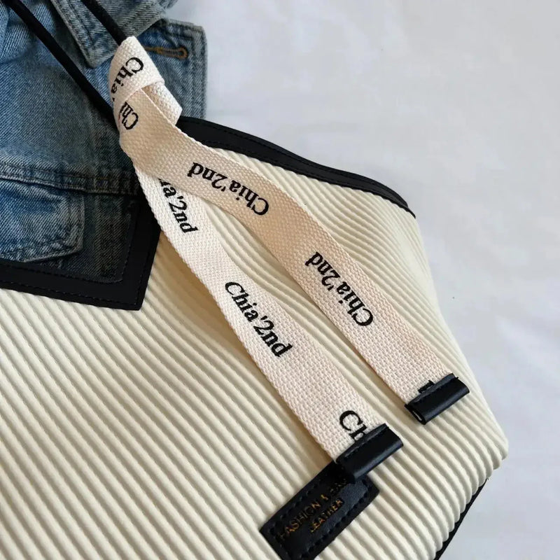 Sac à Main Femme Style Coréen – Sac Tote Casual en Canvas, Sac Bandoulière Commuter et Sac Élégant