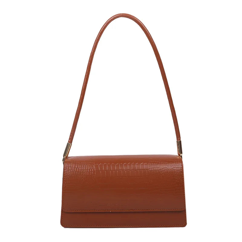 Sac à Main Femme en PU Souple – Petit Tote Vintage et Pochette Élégante