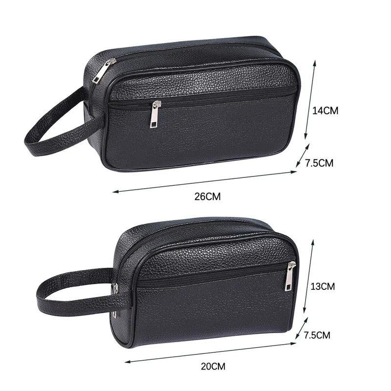 Sac Poignet Unisexe Retro en Cuir PU – Petit Sac