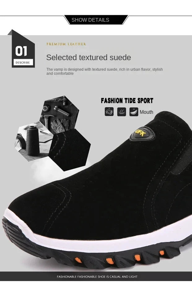 2023 New Outdoor Hiking Camping Light Running Jogging Casual Sports Men's Shoes Non-slip Loafers Hiking Shoes Large Size 38-50 MU Group