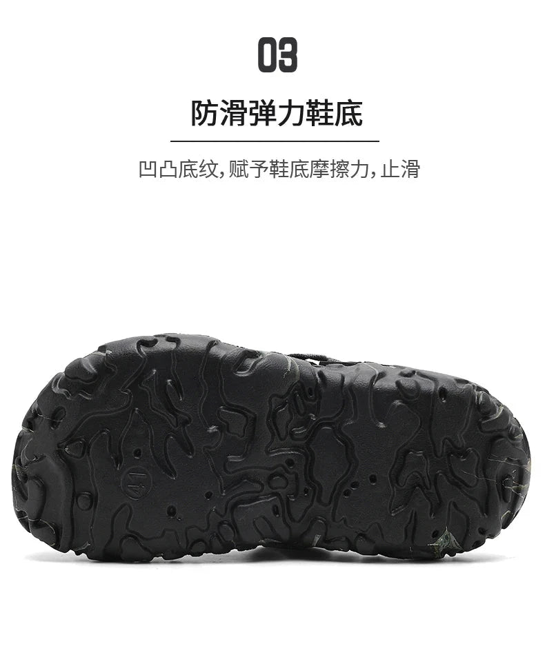 Men Shoes Slippers Men Garden Flat Sandals Platform Sandals Man Summer Sandals 2024 Male Sneakers Outdoor Flip Flops Home Clogs MU Group