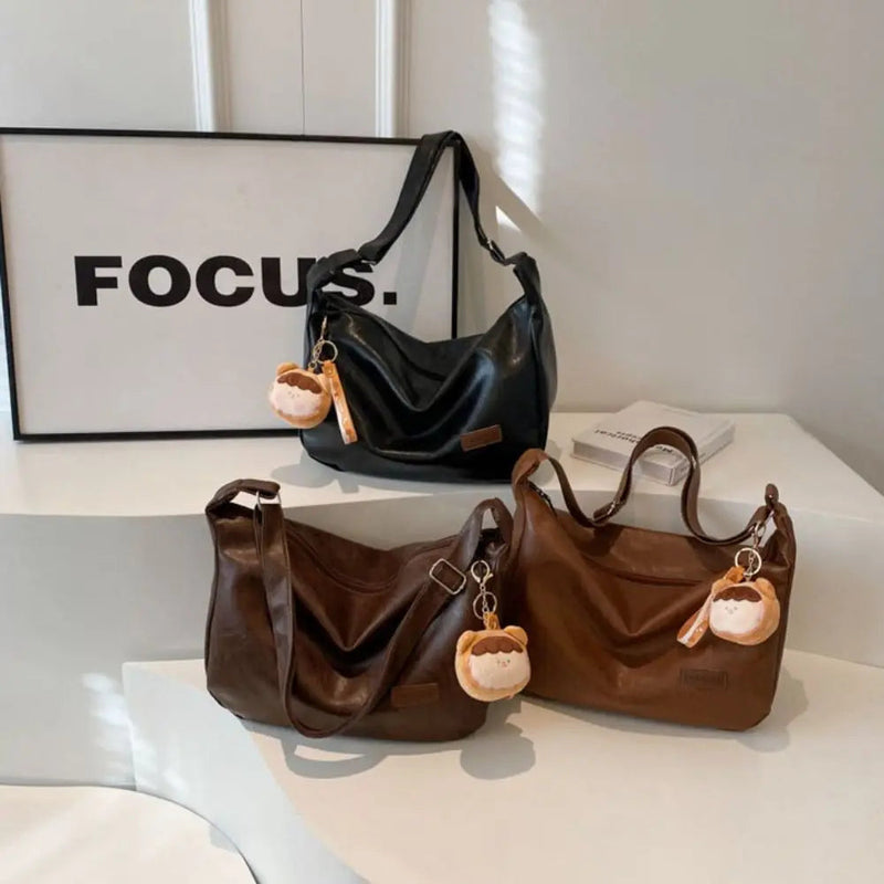 Sac Sous l'Aisselle Femme – Sac Dumpling Rétro, Sac à Bandoulière Tendance et Polyvalent, Sac Bandoulière et Crossbody