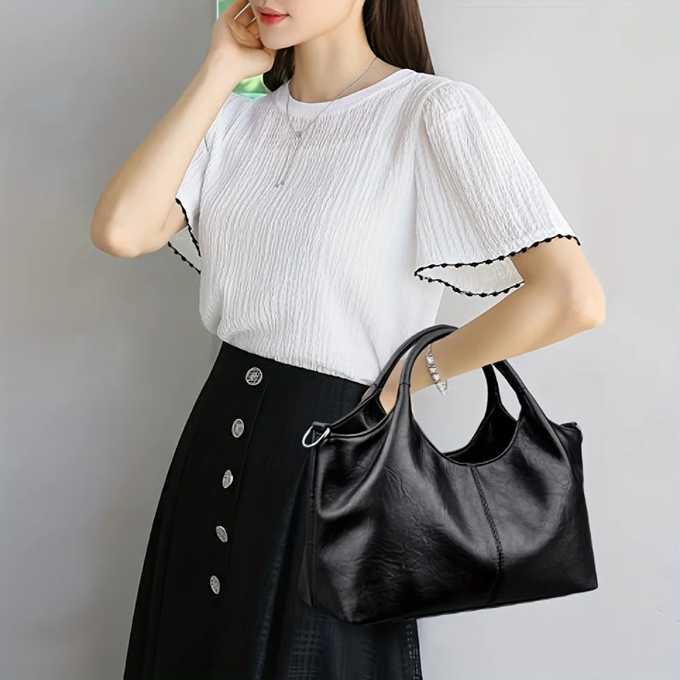 Sac à Main Femme Grande Capacité – Sac Bandoulière Détachable Élégant