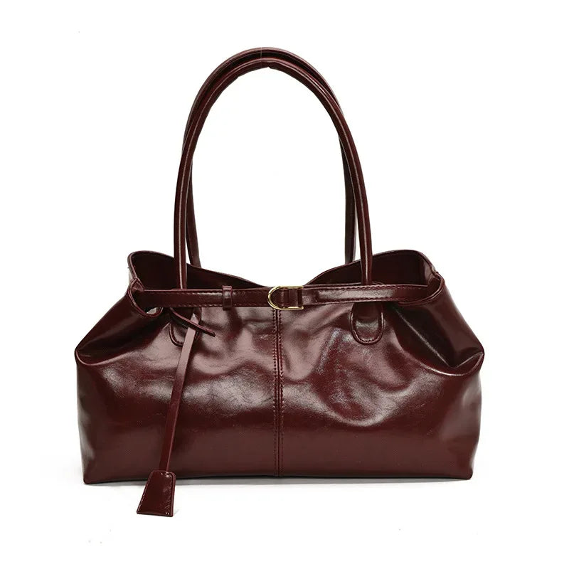 Sac à Main Femme Vintage –Grande Capacité et Sac Bandoulière Pratique