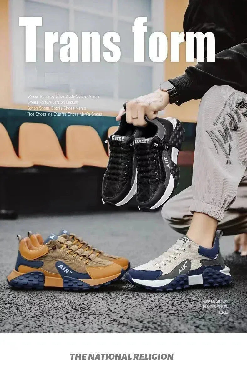 Sneakers Homme Casual avec Design Moderne et Confortable – Idéales pour l’Usage Quotidien