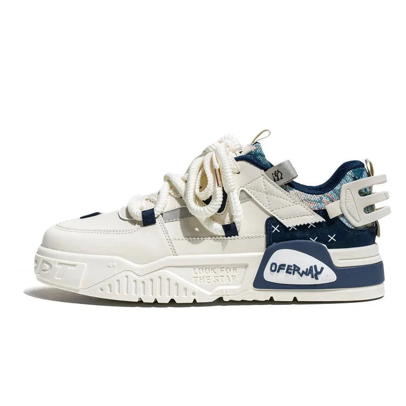 Men's motorcycle shoes, trendy and fashionable board shoes MU Group