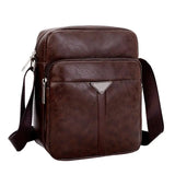 Sac Messenger Homme Vertical en Cuir PU – Sac Bandoulière Business Casual Style Coréen