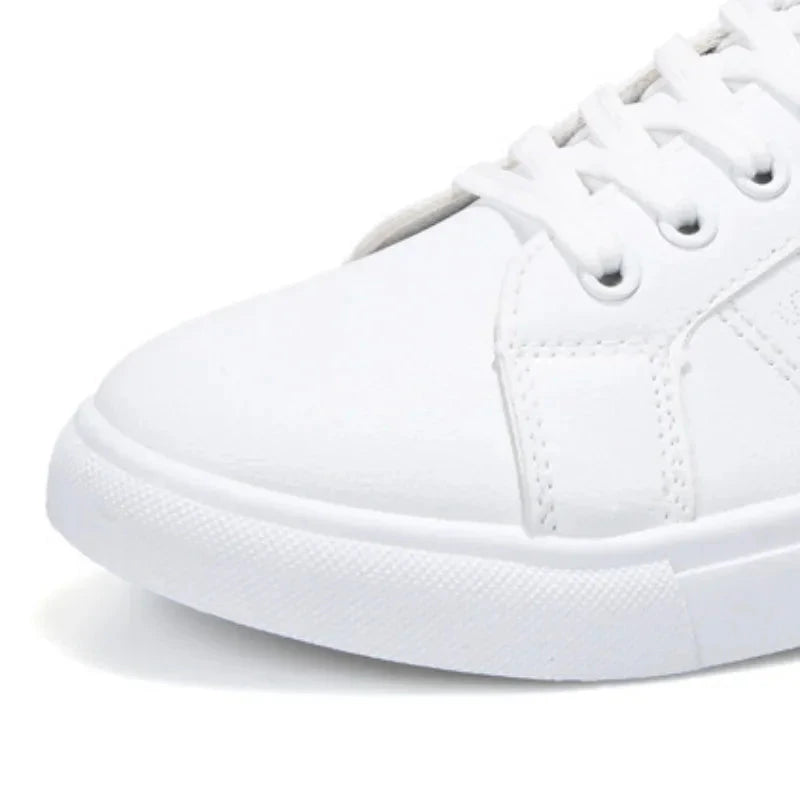 Men's Sneakers White Casual Shoes Lightweight Breathable Flats Fashion Lace-up Vulcanized Shoes Non Slip Outdoor Men Shoes Tenis MU Group