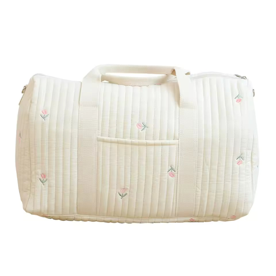 Sac à Main Maman Brodé – Sac de Rangement Grande Capacité, Sac de Voyage Multifonctionnel pour Maman - Justyol