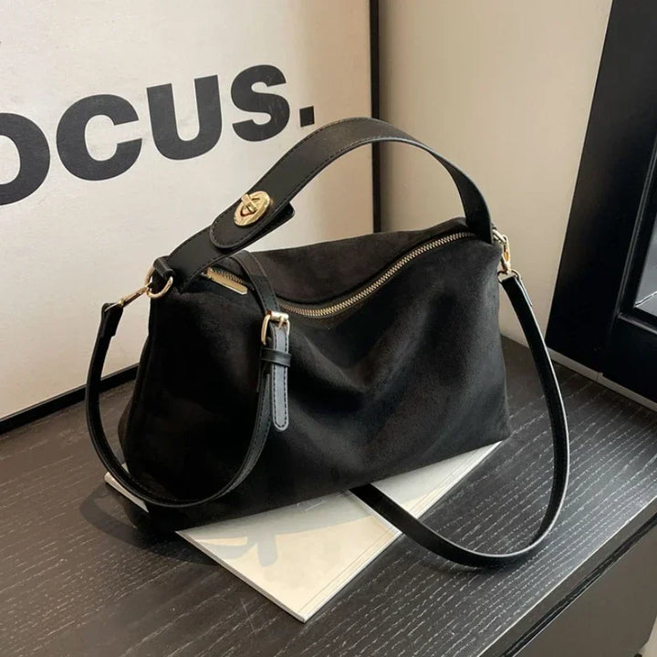 Sac à Main Femme Grande Capacité Rétro – Sac Bandoulière et Tote 2025, Sac à Épaule Texturé Mat et Élégant