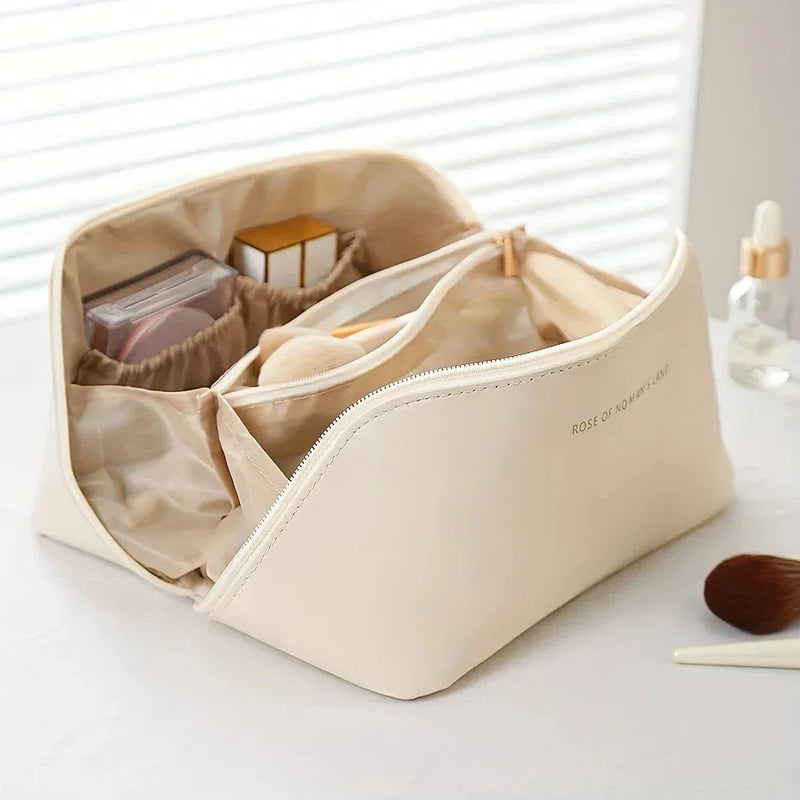 Organisateur de Maquillage Femme – Trousse de Voyage Cosmétique de Luxe, Sac de Rangement pour Cosmétiques avec Fermeture à Zip