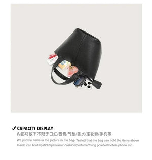 New lychee patterned bucket bag, women's handbag, Picotin bag MU Group