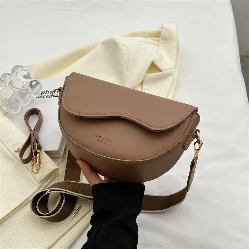 Sac à Main Femme Petit Sac Armpit en Cuir PU – Sac Bandoulière Chaîne Tendance pour l'Été - Justyol