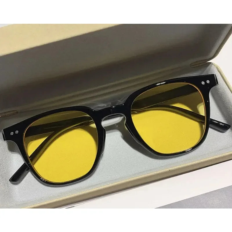 Nouvelles lunettes de soleil carrées vintage pour femmes hommes marque de luxe petites lunettes de soleil rondes pour femmes petites lunettes Oculos De Sol pour homme femme