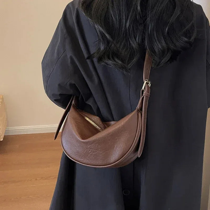 Sac à Main Femme Rétro – Sac à Bandoulière et Hobo Grand Capacité, Sac Soft Luxe et Pratique - Justyol